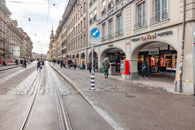 Aussenansicht des Eventlokals an der Spitalgasse 4 in Bern.