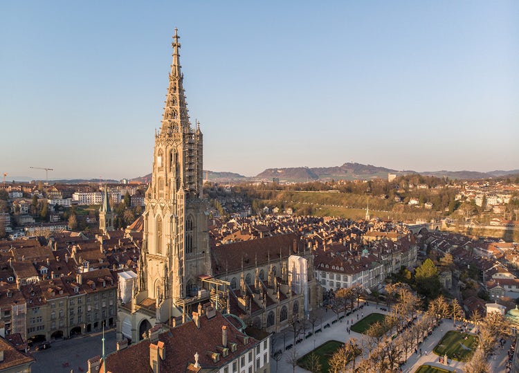 Aussenansicht des Berner Münsters